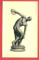 135656 / DISCOBOLUS Sculptor By MYRON . FIFTH CENTURY B.C. ROMAN COPY , GAMES IN ANCIENT OLYMPIA - 1972 Russia Russie - Atletica