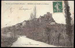 Carte  BRISSAC LE HAUT Et Le Château Environs De GANGES - Ganges