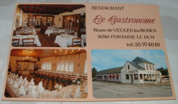 Restaurant Le Gastronome - Fontaine Le Dun - Fontaine Le Dun