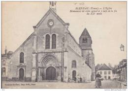 89. Yonne : Bléneau : L ´ église . - Bleneau