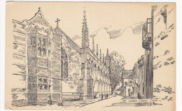 CP ETON ANGLETERRE LOWER CHAPEL ILLUSTRATION - Otros & Sin Clasificación