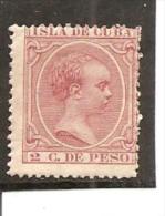 Cuba - Edifil 147 (MH/*) (goma En Mitad Del Sello) - Kuba (1874-1898)