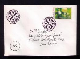 Sp2515 PORTUGAL Brazil Meeting About Patrimony 1984 Pmk Lisboa Mailed - Maschinenstempel (Werbestempel)