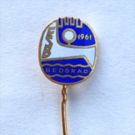 Badge (Pin) ZN000269 - Boxing Yugoslavia Beograd (Belgrade) European Championship 1961 - Boxeo