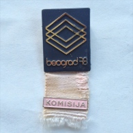 Badge / Pin ZN000277 - Boxing Yugoslavia Beograd (Belgrade) World Championship 1978 KOMISIJA - Boxen