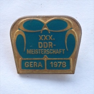 Badge Pin ZN000280 - Boxing Germany (DDR) XXX. (30th) National Championships 1978 GERA - Boxen