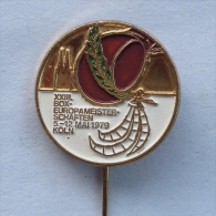 Badge Pin ZN000281 - Boxing Germany Köln (Cologne) XXIII. (23rd) European Championships 1979 - Boxen