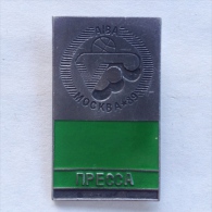 Badge Pin ZN000284 - Boxing Soviet Union USSR SSSR Moscow World Championships 1989 PRESSA - Boxen