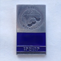 Badge Pin ZN000285 - Boxing Soviet Union USSR SSSR Moscow World Championships 1989 TRENER - Boxen