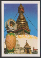 DF / NÉPAL / SWAYAMBHUNATH / UN STUPA / CARTE DOCUMENTAIRE - Népal