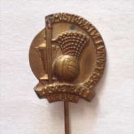 Badge (Pin) ZN000296 - Basketball Czechoslovakia CSSR Praha (Prague) European Championship 1947 - Basketball