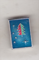 USSR Russia Old  Pin Badge - New Year Badge - Navidad