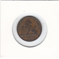 2 CENTIMES Cuivre Léopold II 1905 FR - 2 Cent