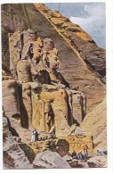 AK ÄGYPTEN EGYPT KAIRO CAIRO DIE KOLOSSE DES RAMSES IN ABOU SIMBEL OLD POSTCARD 1926 - Le Caire