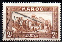 FRENCH MOROCCO 1933 Quarzazat - 2f Brown FU - Usati