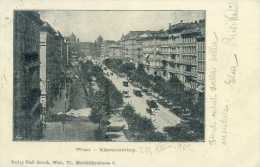 WIEN-VIENNA. Karntnerring. Tram. Posted C/fr. For TRIESTE 1902. - Ringstrasse