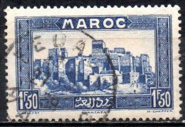 FRENCH MOROCCO 1933  Quarzazat - 1f.50 - Blue FU - Usati