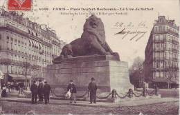75 PARIS - Place Denfert Rochereau - Le Lion De Belfort - D1 9370 - Arrondissement: 14