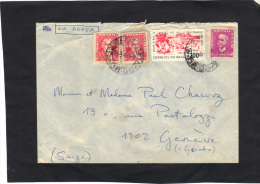 BRESIL Lettre Par Avion De 1966 Pour Genève Suisse - Lettres & Documents