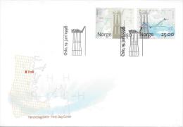 Oslo 19 6 1996 Gisement De Gaz Naturel De Troll Plate Forme Tour Eiffel Gazoduc Gisement De Gaz Chimie Formule Chimique - FDC