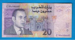 MARRUECOS - MOROCCO -  20 Dirham  2005 Circulado  P-68 - Marocco