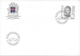 Reykjavik 10 6 1987 Défense De La Langue Islandaise. 200 Ans De La Naissance De Rasmus Kristjan Rask - FDC