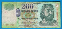 HUNGRIA - HUNGARY -  200 Forint 2004 Circulado  P-187 - Hongrie