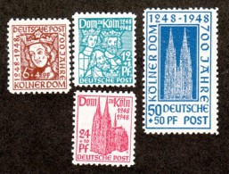 GERMANY (BIZONE)..1948..Michel # 69-72...MNH. - Neufs