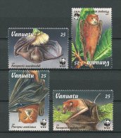 VANUATU 1996 N° 999/1002 ** Neufs = MNH Superbes  Faune Roussettes Chauve Souris Fauna Animaux - Vanuatu (1980-...)