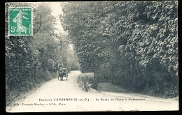 95 GUIRY EN VEXIN / La Route De Guiry à Gadancourt / - Guiry En Vexin