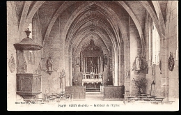 95 GUIRY EN VEXIN / Intérieur De L'Eglise / 75.4.36. Dutertre - Guiry En Vexin