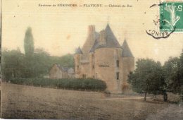 18 Environs De Nerondes Flavigny Chateau De Bar Colorisée - Nérondes