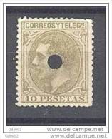 ESTGF209-L3527TTSC.Spain .Espagne.ALFONSO  Xll.TELEGRAFOS. 1879  (Ed 209T).sin  Goma.LUJO - Andere & Zonder Classificatie