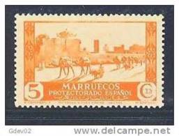 MA150-LA468.Maroc. Marocco .MARRUECOS   ESPAÑOL.VISTAS Y PAISAJES 1935/7. (Ed  150**) Sin Charnela.LUJO - Spanish Morocco