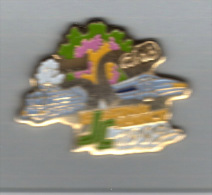 Pin´s  SNCF, Train,  50 Ans  Le  Jardin  Du  Cheminot  1992 - TGV