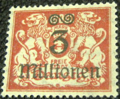 Danzig 1923 10000m Overprinted 3 Millioned - Mint - Mint