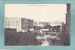 ALEXANDRIE  -  PLACE  MEHEMET  ALI  -  TRES BELLE CARTE  - - Alexandrië