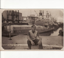 Carte Postale Photo De BUENOS AIRES (Argentine) Vue Sur Le Port Maritime - BATEAU  - VOIR 2 SCANS - - Argentina