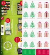 Australia 2013 Christmas  55c Self-adhesives Sheetlet 0f 20 (Non-Embossed) MNH - Mint Stamps