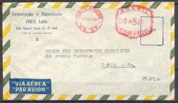 Lettre RIO De JANEIRO Cachet AVENIDA  Le 13 XII 1949    Pour PARIS   Affranchi  Sans Timbes   PAR AVION - Briefe U. Dokumente