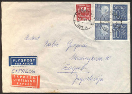 SWEDEN - SVERIGE - EXPREA AIRMAIL - BOOKLET Franking - 1964 - 1951-80