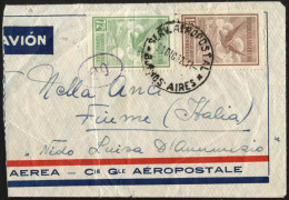 ARGENTINA   - AIRMAIL - BIRDS - BUENOS AIRES To FIUME - 1932 - Luftpost