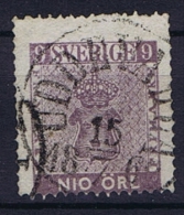 Sweden: 1858 Mi Nr 8 A , Used, Facit 8  Rot Violett CV 300 Euro - Oblitérés