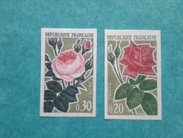 Série 1356/57 ** ND  Roses. TTB. Cote 140 € - 1961-1970