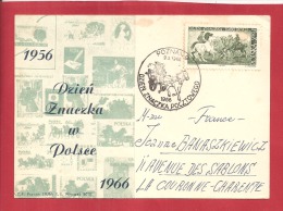 N°Y&T 1564+1565  POZNAN  Vers  FRANCE Le   03 SEPTEMBRE 1966(2 SCANS) - Brieven En Documenten