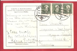 N°Y&T 332X3   PRAGUE Vers  FRANCE Le   14 JUILLET 1936(2 SCANS) - Covers & Documents