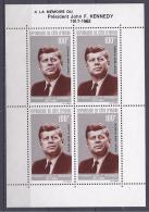 IvoryCoast1964: JFK Michel Block3 Mnh**Cat.Value15Euros - Kennedy (John F.)