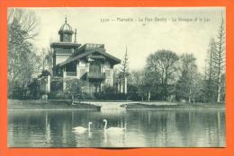 Dpt  13  Marseille  "  Le Parc Borely - Le Kiosque Et Le Lac  " - Parcs Et Jardins