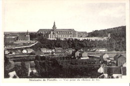 Floreffe-(Province De Namur) -Le Séminaire- Vue Prise Du Chemin De Fer-Le Pont Sur La Sambre - Floreffe