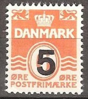 DENMARK  # 5/6 ØRE** FROM YEAR 1955 - Ongebruikt